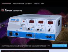 Tablet Screenshot of biomedelectronics.com